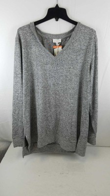 lucky brand v neck tunic sweater