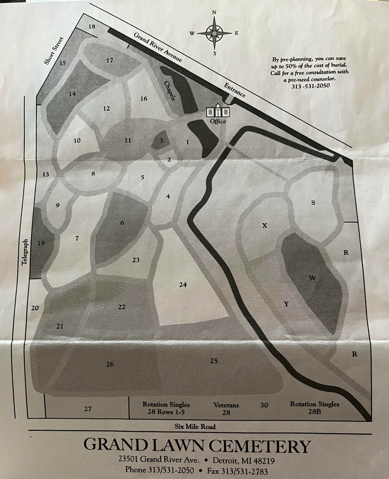 cemetery plot for sale Grand Lawn Cemetery Detroit eBay
