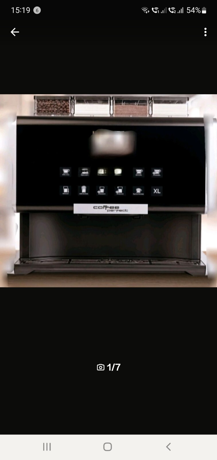 Kaffeevollautomat für Gastronomie, wie Neu, benutzt im Kosmetiksalon