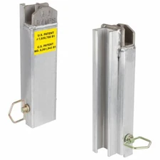 Pair of 16"H Aluminum Step Deck Load Leveler Stake Pockets LL-STAKES-16