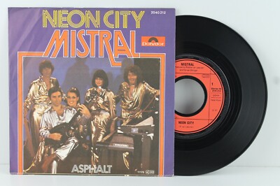 7'' Single - NEON CITY - Mistral - Asphalt - Polydor Records 1978