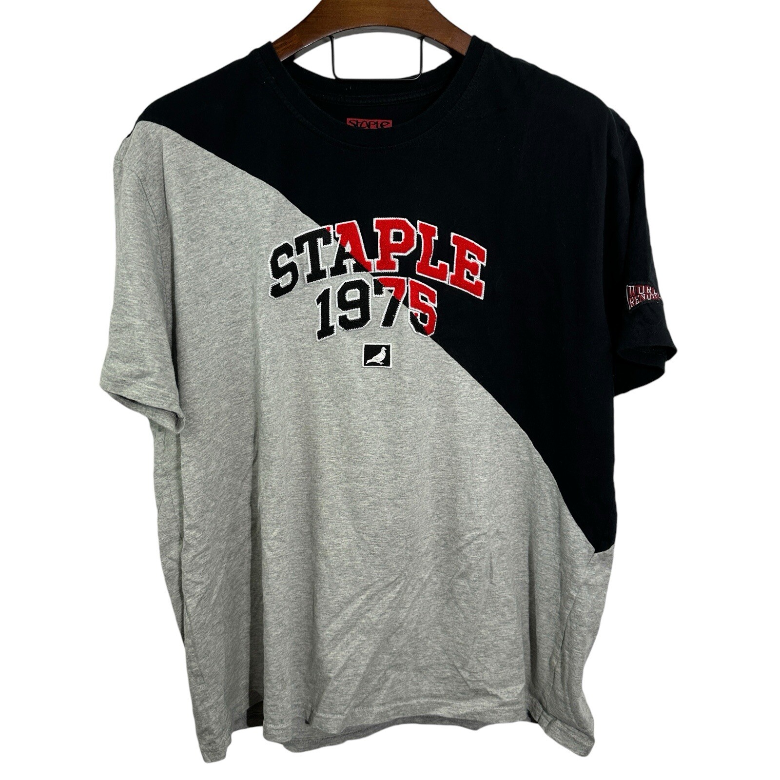 STAPLE Pigeon Multi Color Embroidered Pigeon Streetwear T