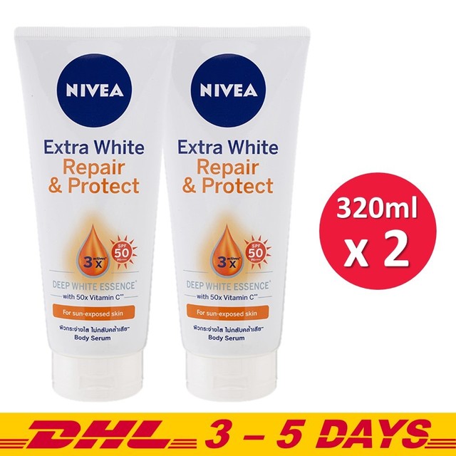nivea serum body lotion