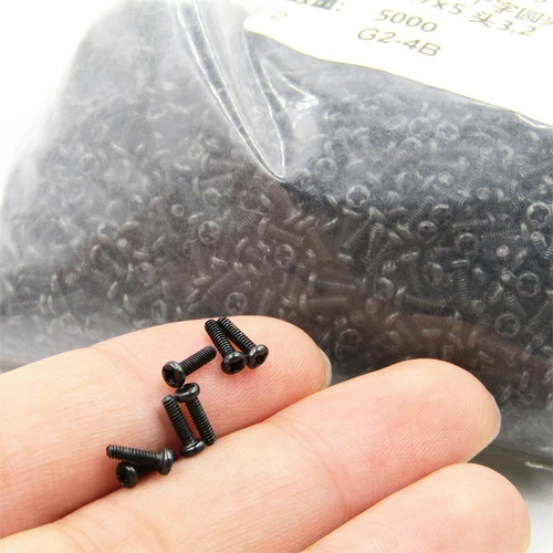 M1 M1.2 M1.4 M1.6 M1.7 M2 schwarz Kreuzschlitz Kreuzpfannenkopf kleine Micro Bolzen Schrauben - Bild 2 von 12