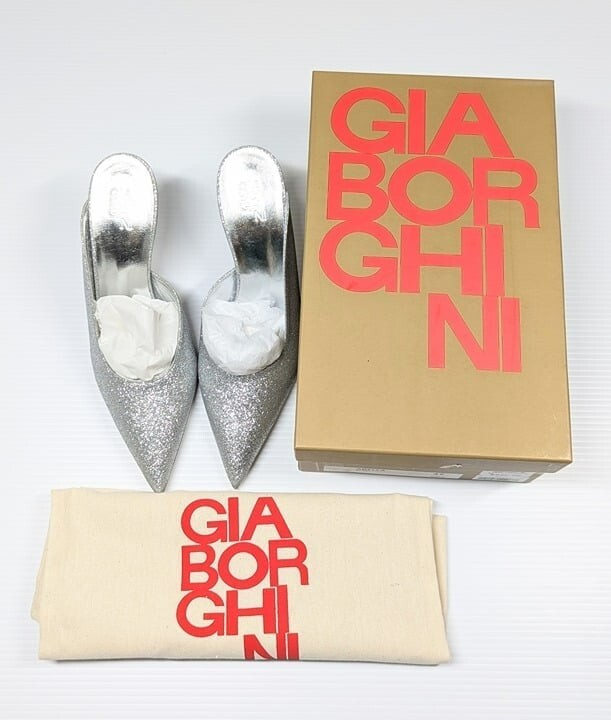 【GIA BORGHINI】ABELLAミュール Gia Borghini Abella patent leather mules Gia Borghini