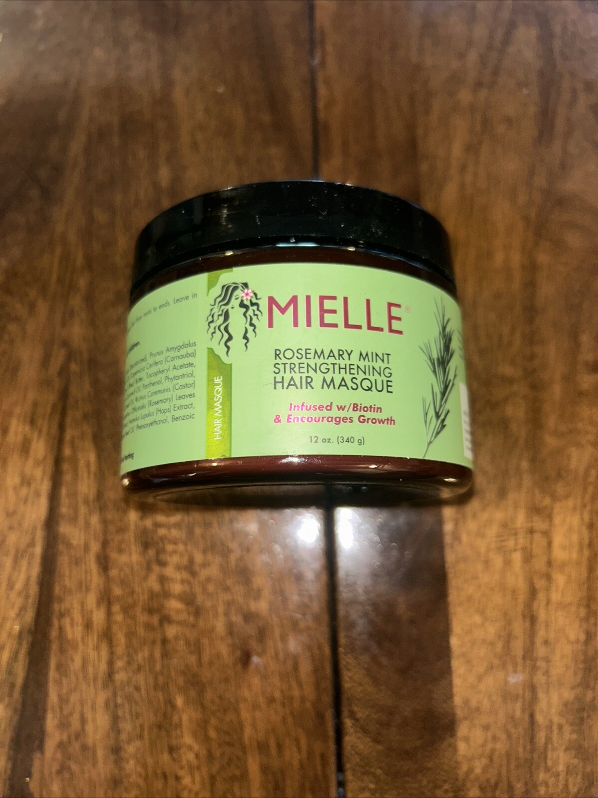 Mielle Organics Rosemary Mint Strengthening Hair Masque, 340 g