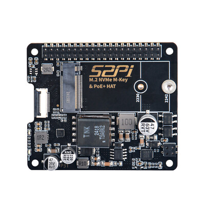 M.2 NVME M-Key PoE+ HAT & Active Cooler Kit For Raspberry Pi 5