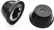Hub Cap for Radio Fly Vintage Wheel Toys -fits 3/8 inch Axle, BLACK 2-pk
