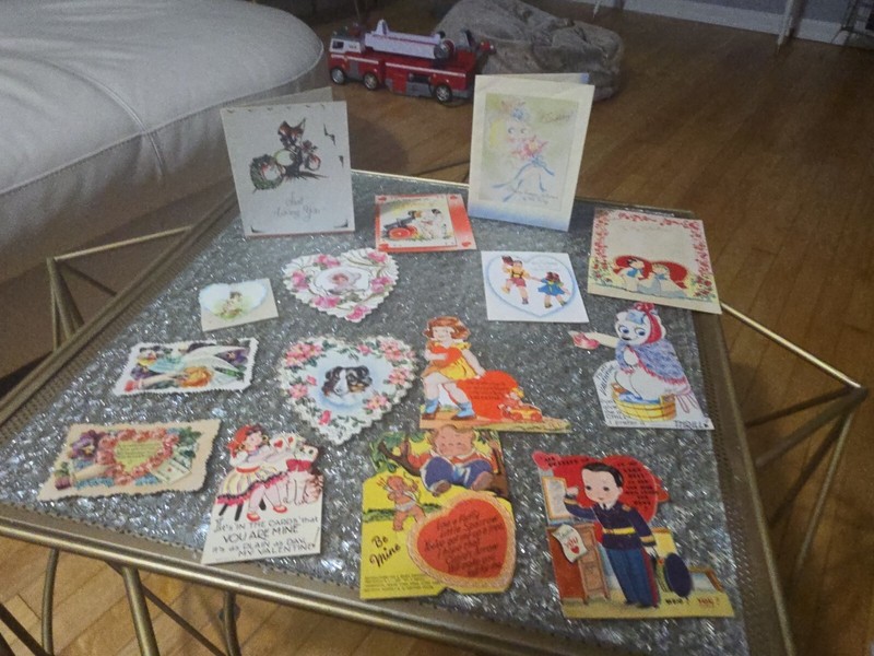 Cute Lot of 15  Valentines Day, Christmas,  Birthday Cards Various Makers Antiqu