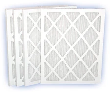 18x24x1 (17-3/8x23-3/8) DP Green 13 Pleated Panel Filter MERV 13 4-Pack