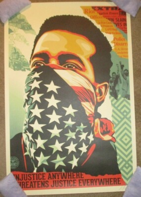 American Rage/Shepard Fairey/オベイ/ポスター SHEPARD FAIREY poster AMERICAN RAGE obey giant offset art print