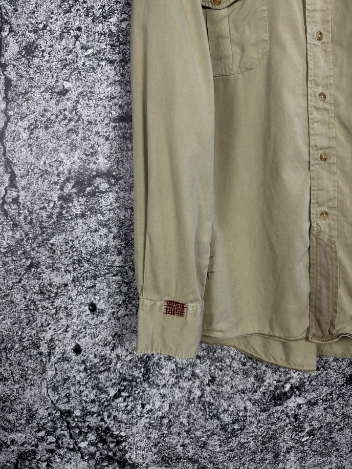 Camisa de hombre Napapijri vintage manga larga abotonada exterior talla XL Foto 4 de 4