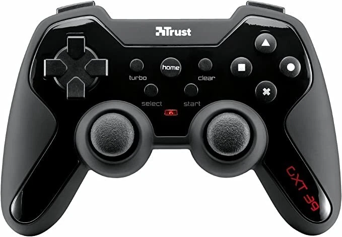 Trust GXT 39 Gamepad Wireless per PC/PS3, Nero - Immagine 2 di 3