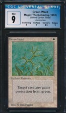 Beta Green Ward CGC 9 Graded Magic MTG (0266) -magicgraders-
