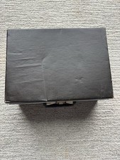 8-Track Carrying Case 24 Tape Holder Vinyl Dark Brown Vintage with tapes