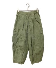 nest Robe          Cotton linen cocoon cargo pants green 01231-1360