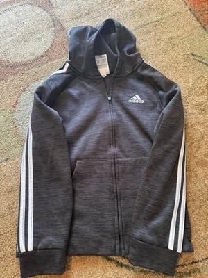 Adidas Boys Zip Up Hoodie Size M (10-12)