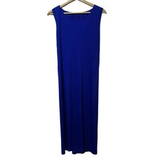Auth PLEATS PLEASE - Dark Blue Women's Dress