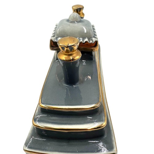 Bote de remos OBR 1968 vintage jarra de whisky Kentucky Mississippi River Queen - Imagen 15 de 23