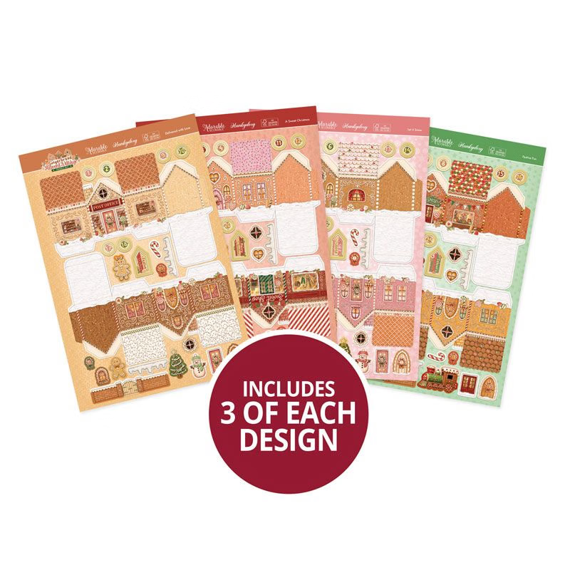 Hunkydory Crafts - Gingerbread Advent Village Project Kit - CONCEPT146