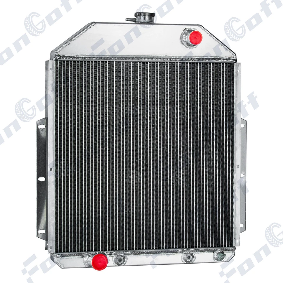 3ROW CORE Aluminum Radiator For 1942-1952 Ford F1 F2 F3,F4 Pickup Ford V8 Engine Foto 2 de 4