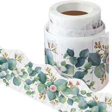 Self Adhesive Eucalyptus Die-Cut Border Trim for Bulletin Boards - Leaves Cla...