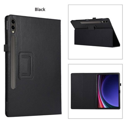 For Samsung Galaxy Tab S9 S9+ 2023 Tablet Flip Leather Case Stand Cover Skin
