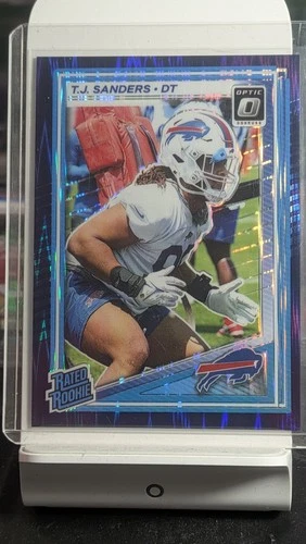 2025 Donruss Optic Football Purple Shock T.J. Sanders #226