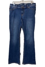 Torrid Women's Luxe Slim Boot Super Stretch Denim Blue Jeans Dark Wash Size 12R