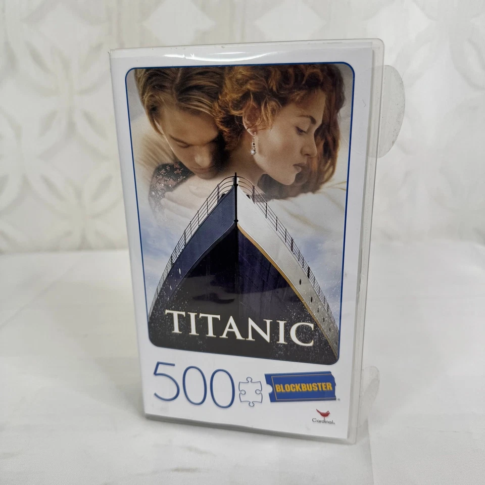 Titanic 500-Piece Jigsaw Puzzle Blockbuster Movie Poster Cardinal 18"X24" - Image 4 of 4