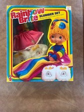 Vintage Rainbow Brite Doll 1983 Hallmark Slumber Dress Up Set Mattel NRFB