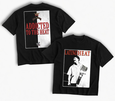 Eddie Guerrero Addicted To The Heat Heavy Cotton Shirt WWE Tshirt Fan