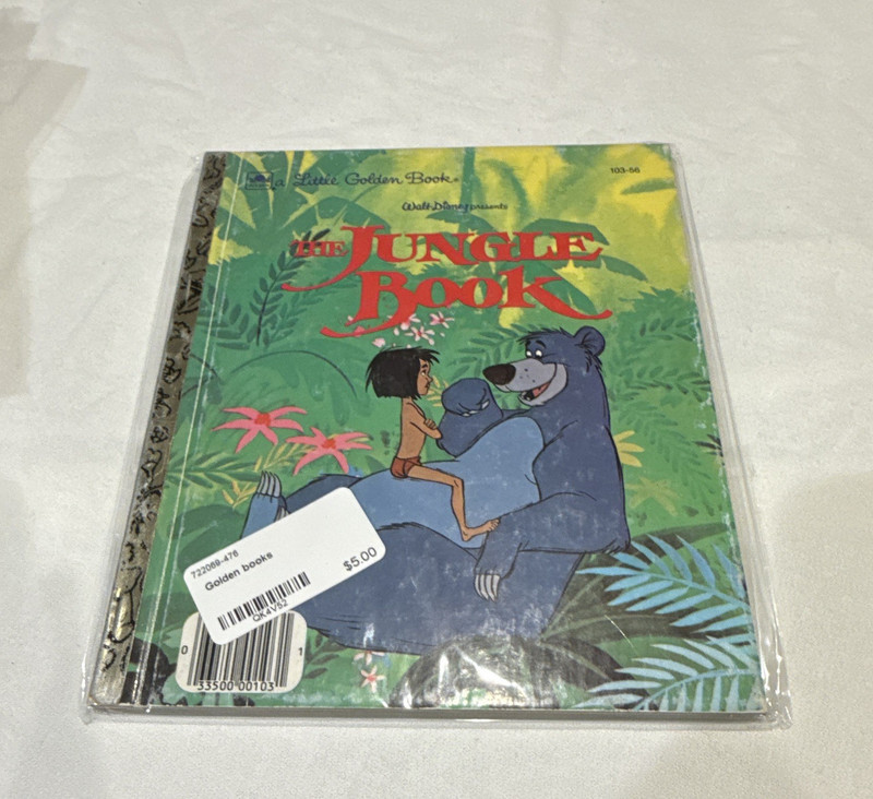 Little Golden Book Disney The Jungle Book Little Golden Book