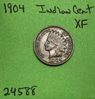 1904-P Indian Head Cent / Penny 1c Xf Extra Fine See Pictures