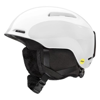 Smith Glide Jr MIPS Snow Helmet Youth Small White Ski Snowboard E005263325155