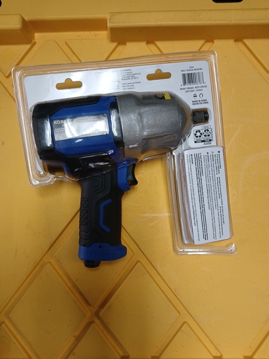 Clé à Chocs à Angle Droit Kobalt SGY-AIR290 1/2" - Livraison Gratuite - Ouvert