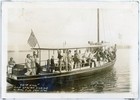 Vintage 1941 Souvenir Photo Tourists Gulf Stream Fishing Trip Capn Bill Miami FL — photo 1