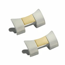 OYSTER WATCH BAND END PIECE LINK FOR ROLEX 13MM REAL GOLD 14K/S 6517 6919 69173