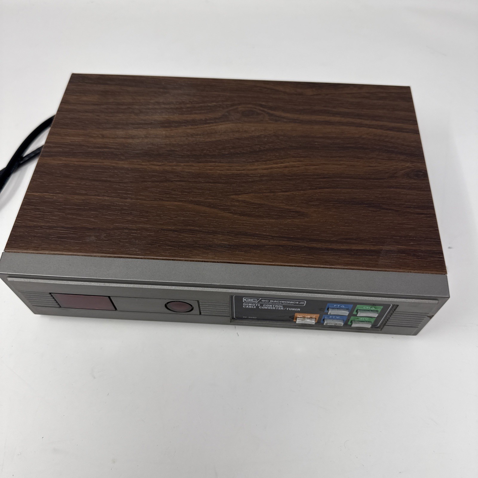 Vintage GC Electronics CATV Cable Converter Tuner Box No Remote As Is