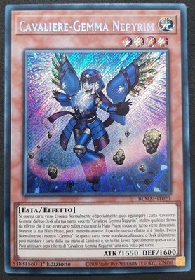 NEPYRIM Rare Secret Edelsteinritter auf Italienisch (Gem-Knight) BLMM-IT021 YUGIOH