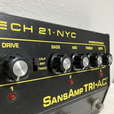 ギター TECH 21 NYC SansAmp TRI-A.C. Tech21 SansAmp TRI-A.C. Triple Channel Overdrive Pedal | zZounds