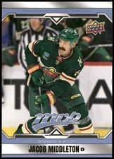 2024-25 Upper Deck MVP #81 Jacob Middleton Green Script Minnesota Wild
