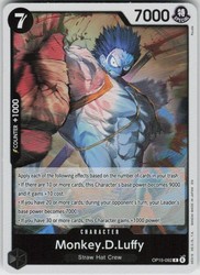 Monkey D. Luffy OP15-092 Adventure on Kami's Island Foil Rare One Piece TCG
