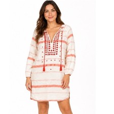 J.Crew Boho cottagecore Long Sleeve Mini Dress Summer Spring cotton women’s XS