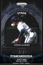 Ozzie Albies 2022 Panini Prizm Championship Stage Atlanta Braves #CS-3