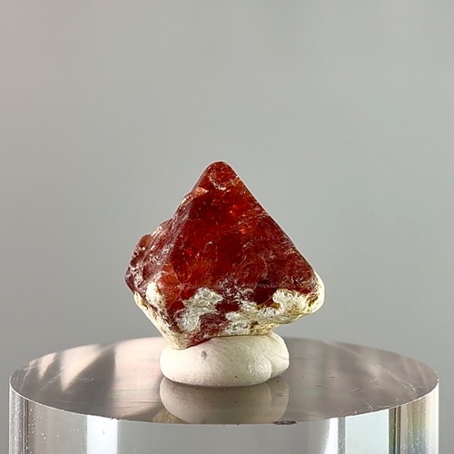 RARE Natural Cinnamon Orange Gem Mahenge Spinel Crystal From Tanzania - Picture 3 of 10