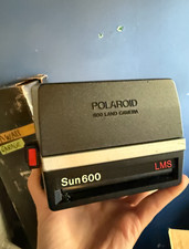 Vintage Polaroid Sun 600 LMS Land Camera Instant Film Camera   Untested