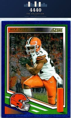 2025 Score #19 Nick Chubb Dots Blue #/399