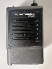 Motorola HT600E - Black VHF Handheld Radio Walkie Talkie - 32 Channel No Battery