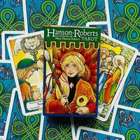 HANSON-ROBERTS Tarot Deck 78 Karten Mit Begleitbuch Von Us Games Hardcover